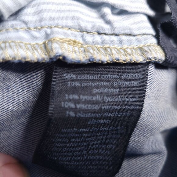 Tommy Hilfiger Womens Tapered Leg Jeans Plus Size 18W High Rise Medium Wash - Picture 7 of 8